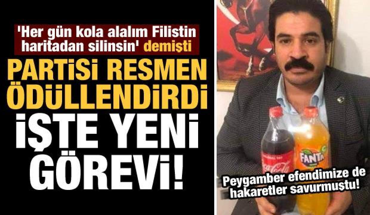 'Her gün kola alalım Filistin haritadan silinsin' diyen Ferdi Kale'nin yeni görevi!