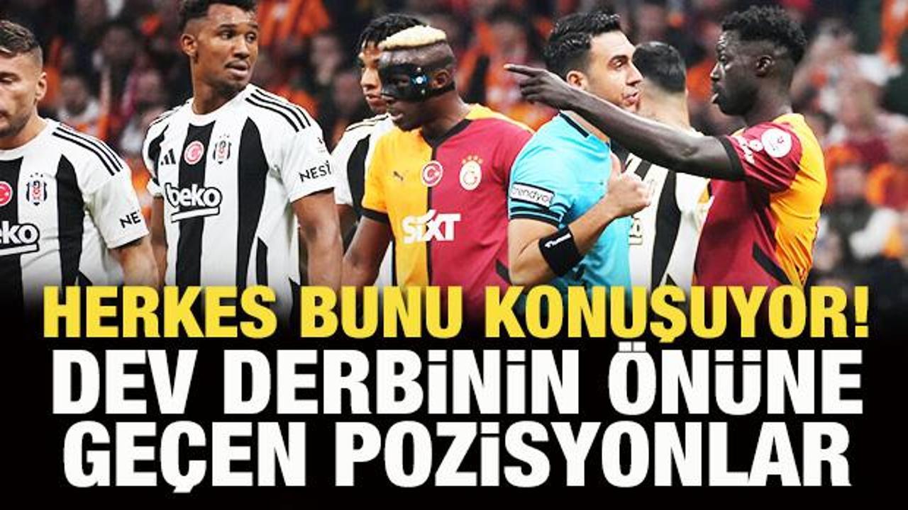 Herkes bunu konuşuyor! Dev derbinin önüne geçen tartışmalı pozisyonlar