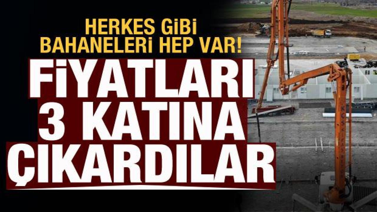 Herkes gibi bahaneleri var! Konteyner fiyatlarını 3 katına çıkardılar