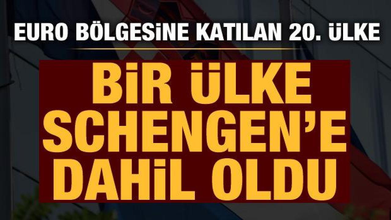 Hırvatistan, Schengen ve euro bölgesine dahil oldu