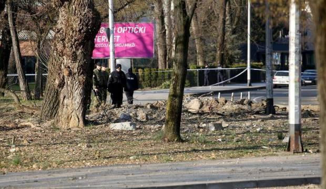 Hırvatistan’da hava aracı düştü