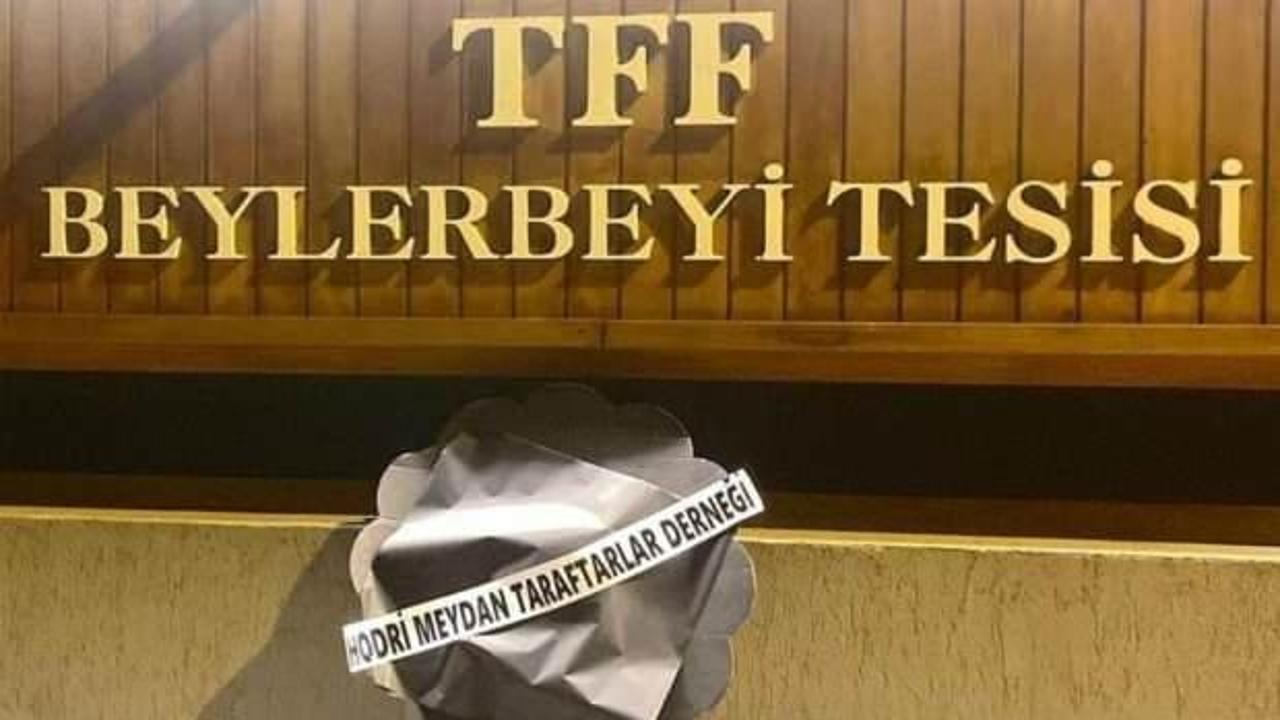 Hodri Meydan'dan TFF'ye siyah çelenk