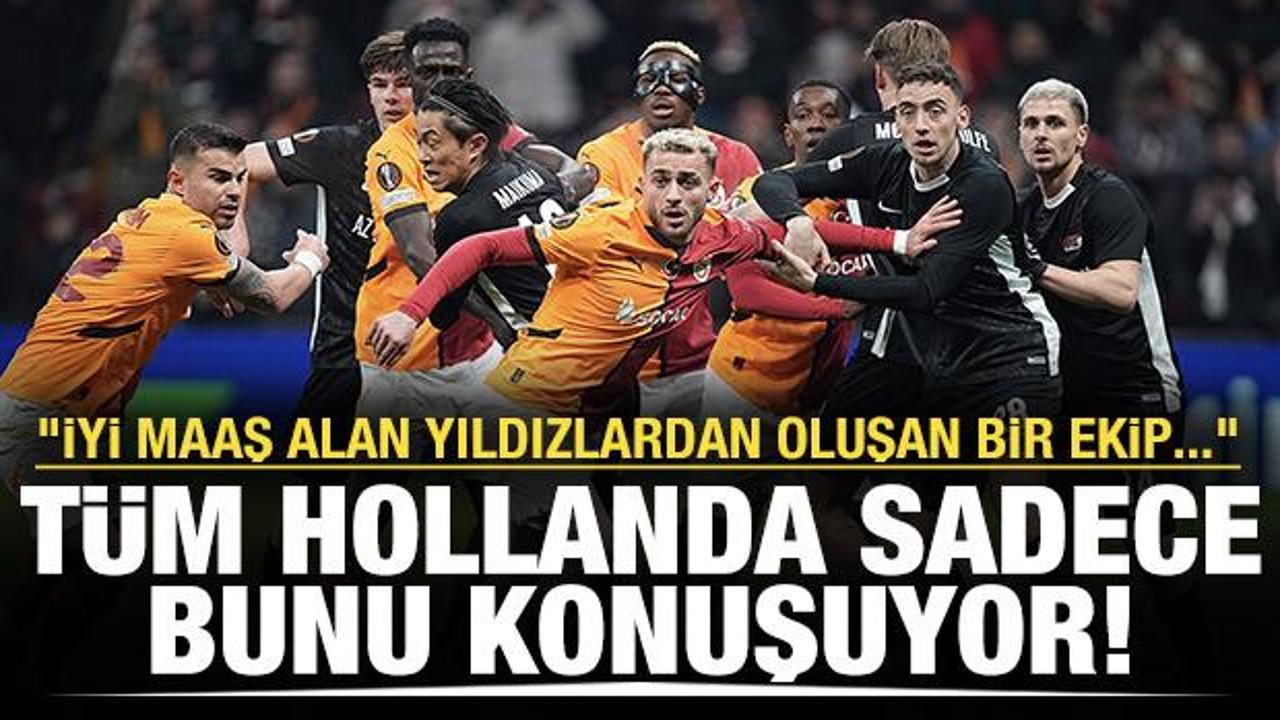 Hollanda sadece bunu konuşuyor! 