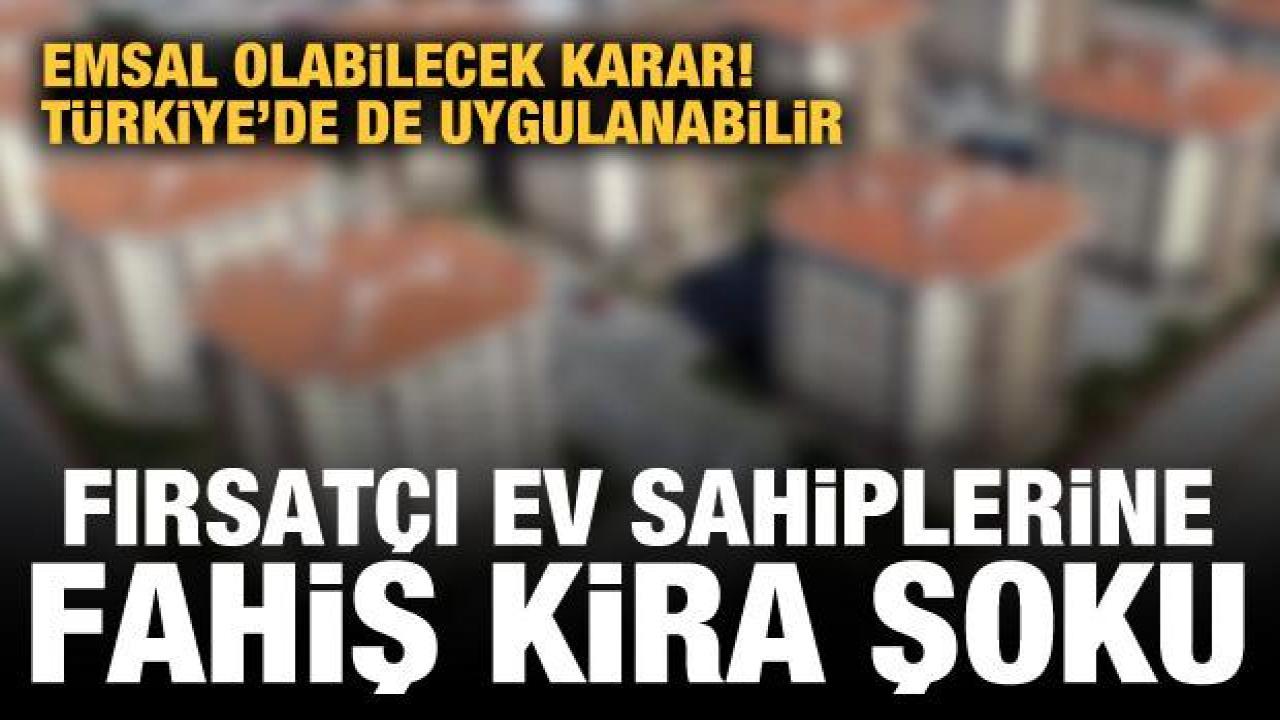 Hollanda'da hükümetten ev sahiplerine fahiş kira şoku