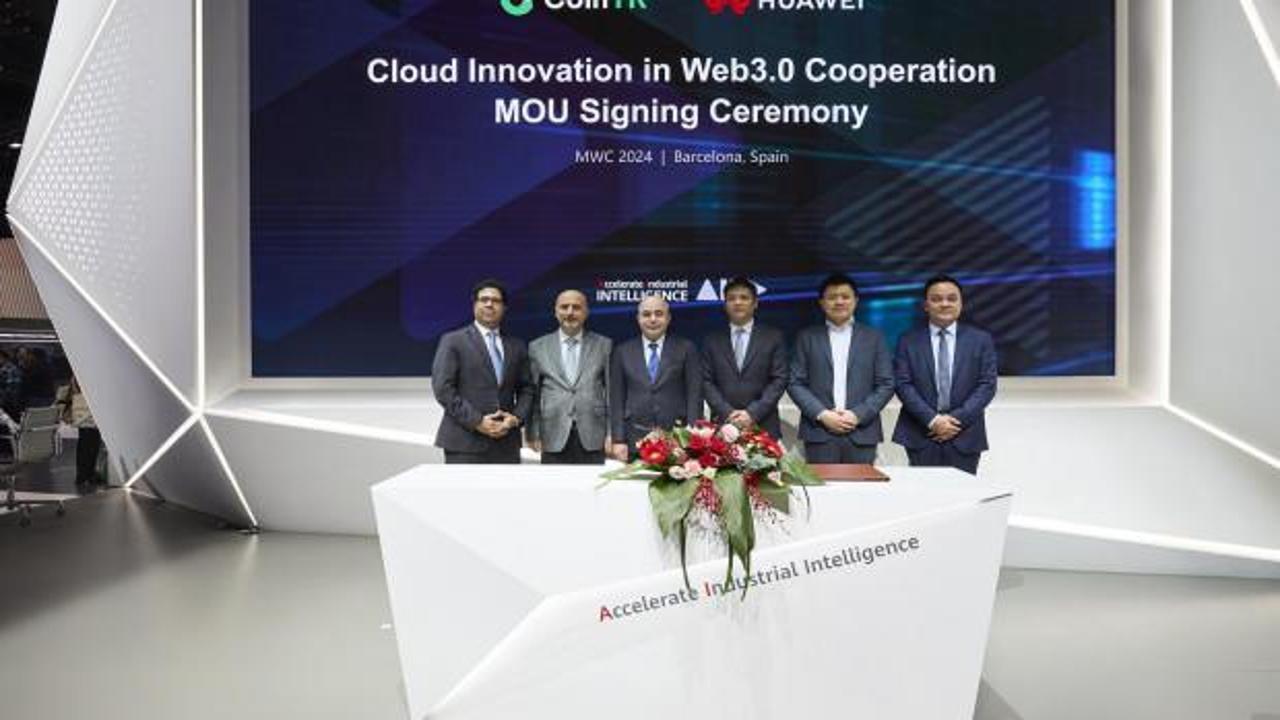 Huawei ve CoinTR Web3 inovasyonunu birlikte destekleyecek!