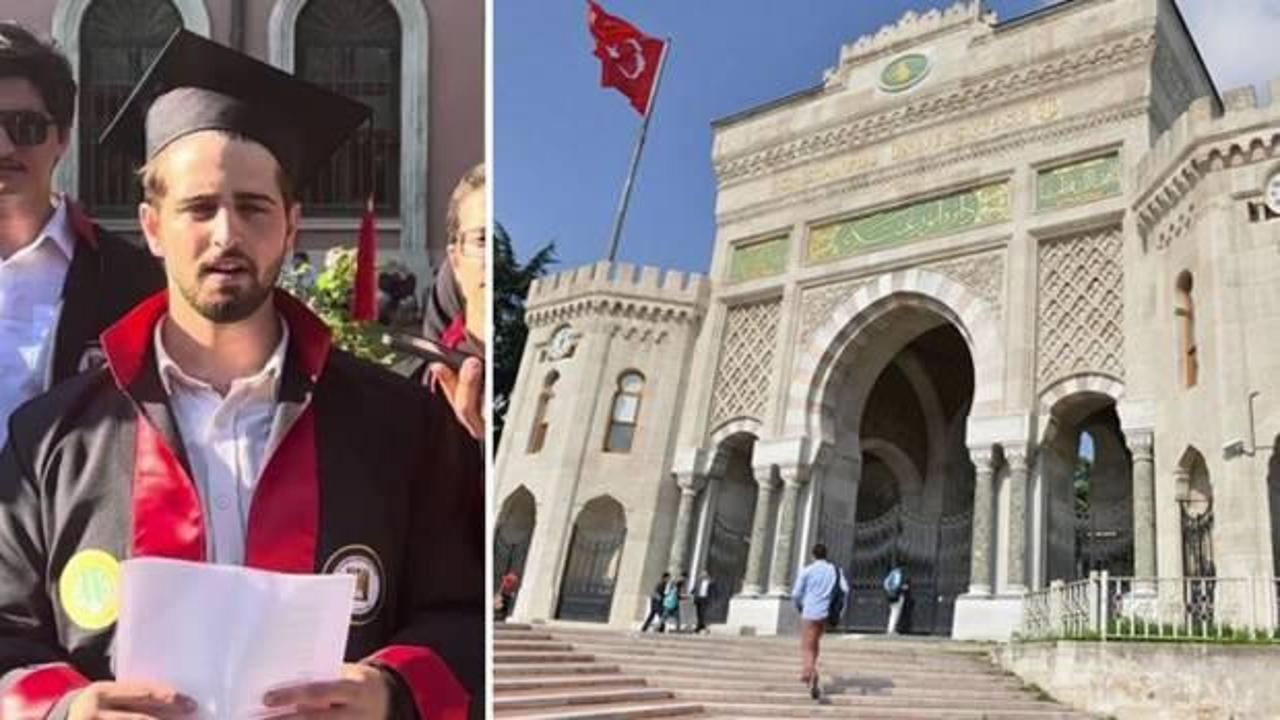 Hukuk birincisinin iddiası gündem oldu! İstanbul Üniversitesi'nden açıklama!