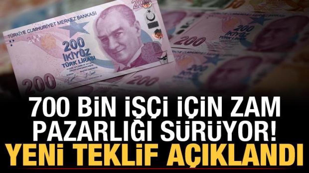 Hükümetin kamu işçilerine yeni zam teklifi belli oldu