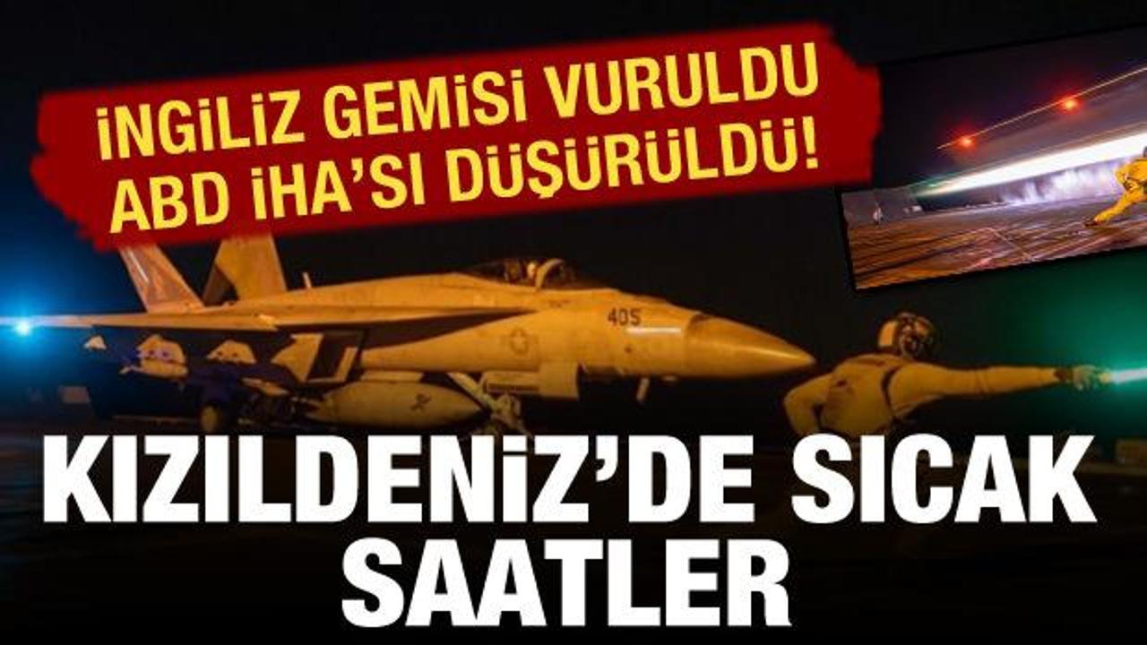 Husiler: Kızıldeniz'de İngiliz gemisini hedef aldık, Hudeyde'de ABD İHA'sını düşürdük