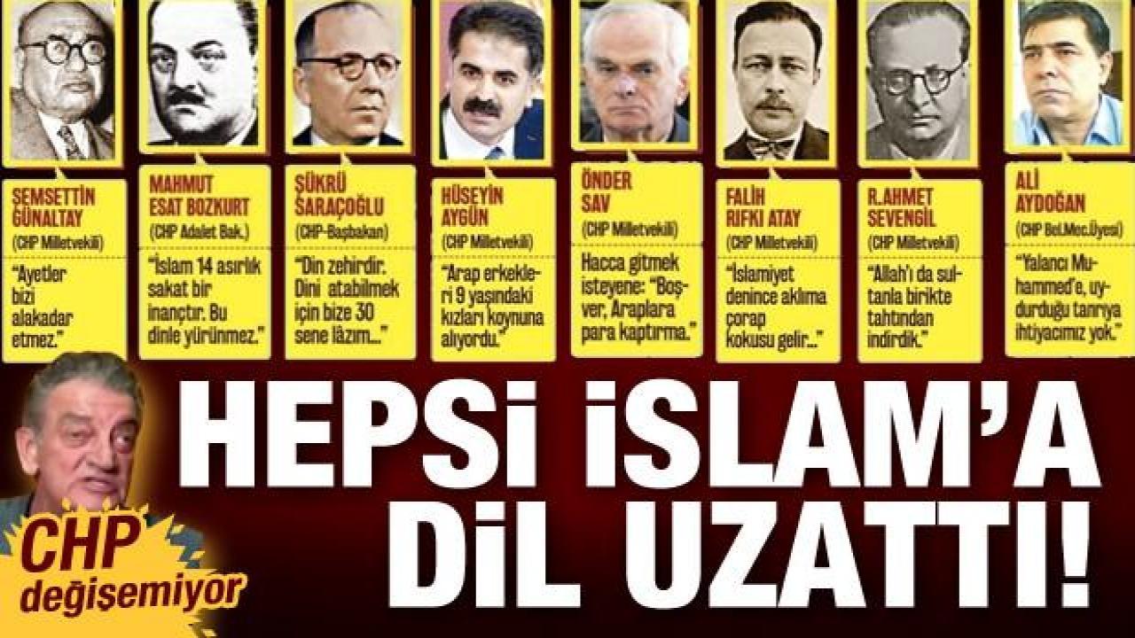 Hüsnü Bozkurt ne ilk ne son… CHP'de din karşıtlığı genetik