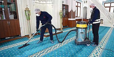 İBADETHANELERDE RAMAZAN HAZIRLIĞI BAŞLADI