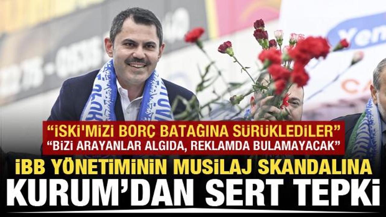 İBB Başkan adayı Murat Kurum: İSKİ'mizi borç batağına sürüklediler