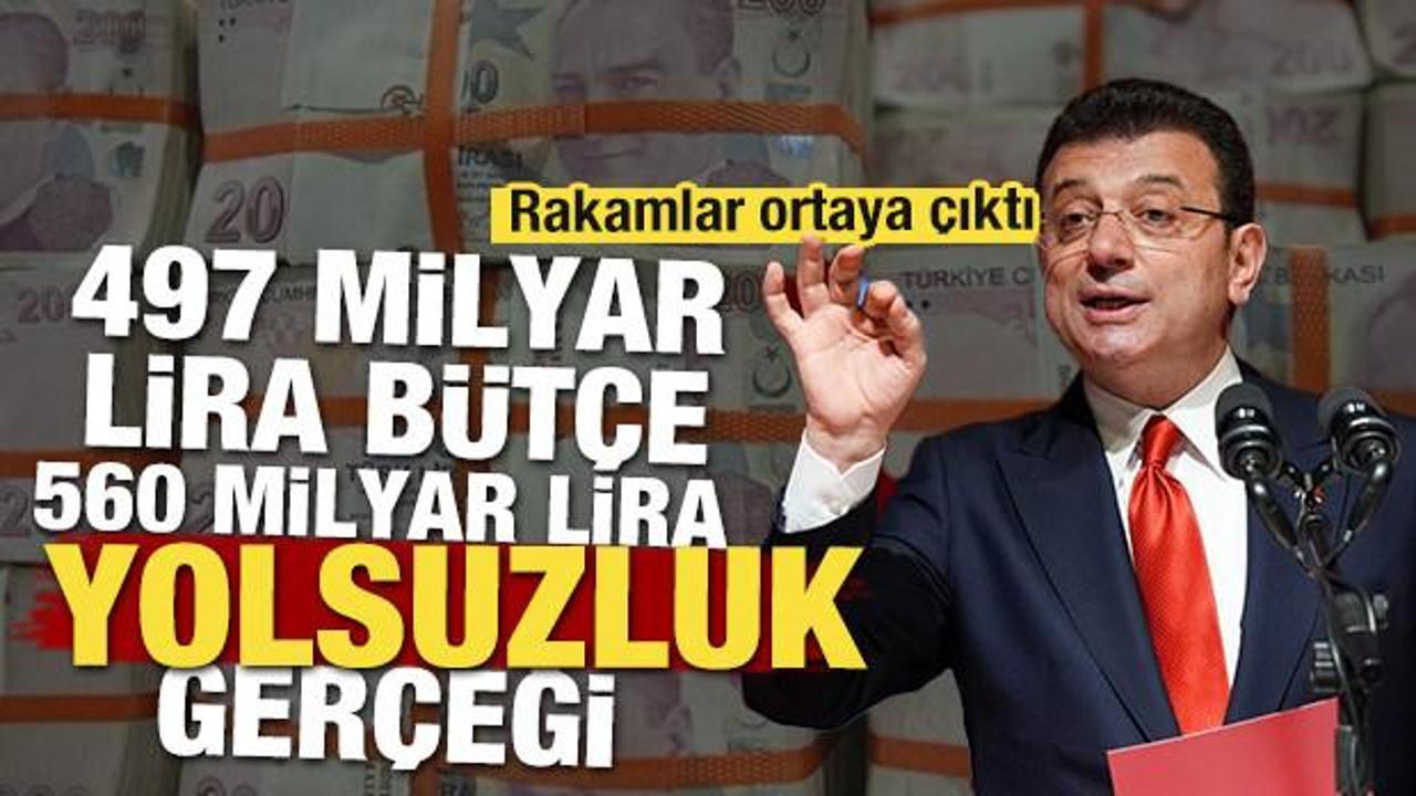 İBB'de 497 milyar TL bütçe, 560 milyar TL yolsuzluk gerçeği! Tane tane anlattı