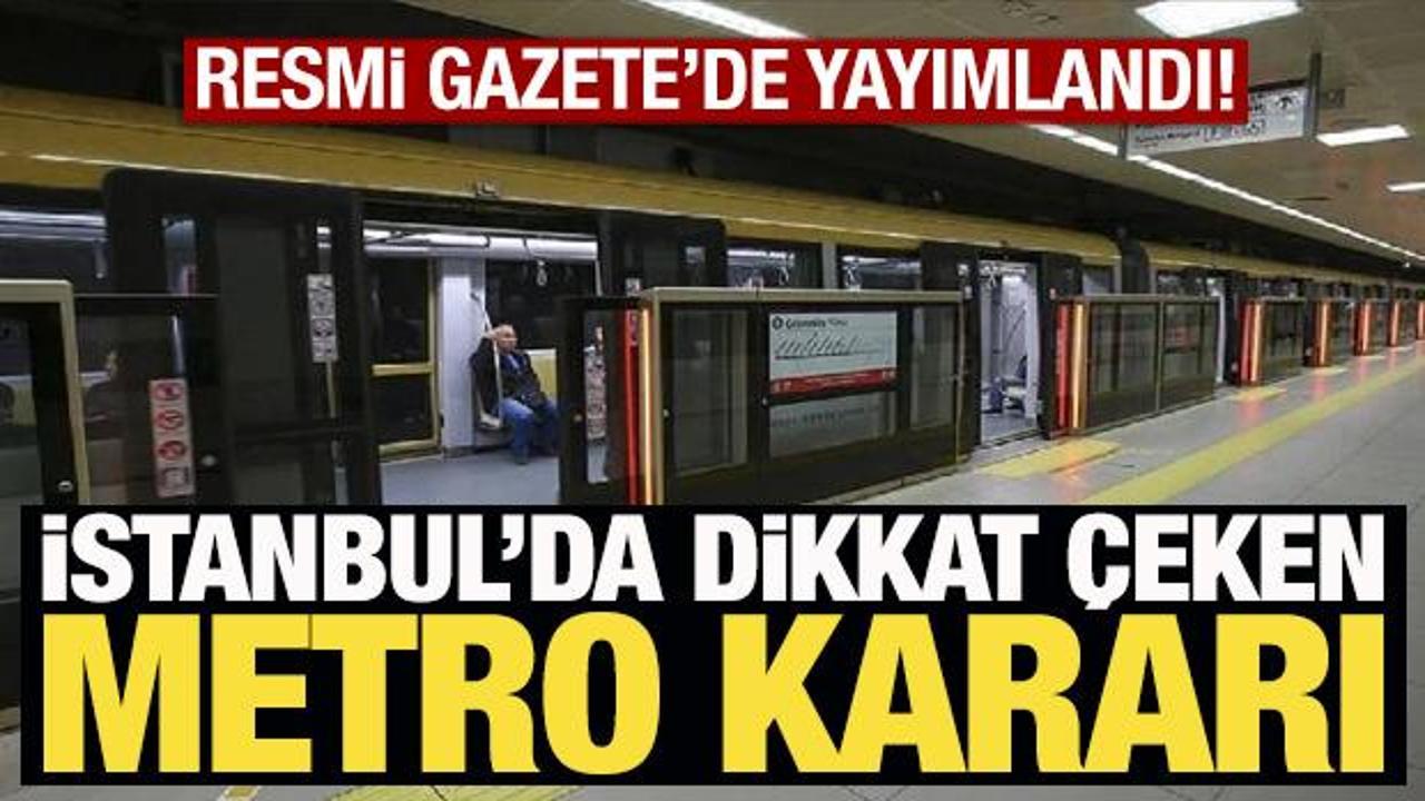 İBB'nin metro projesi Ulaştırma Bakanlığı'na devredildi