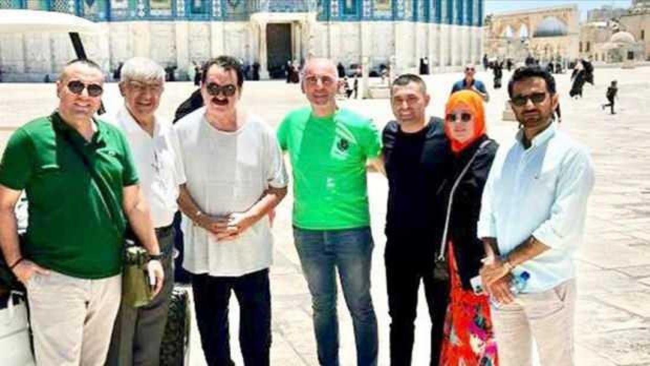 İbrahim Tatlıses Mescid-i Aksa’yı ziyaret etti