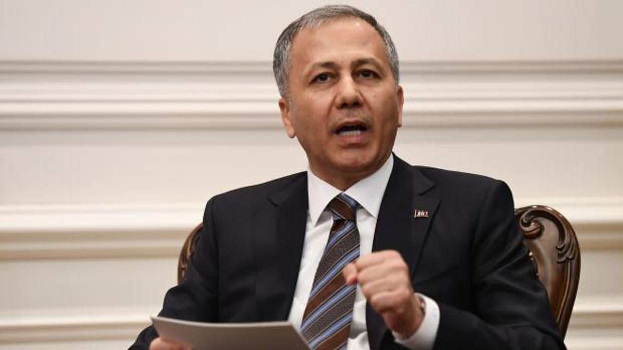 İçişleri Bakanı Ali Yerlikaya'nın 