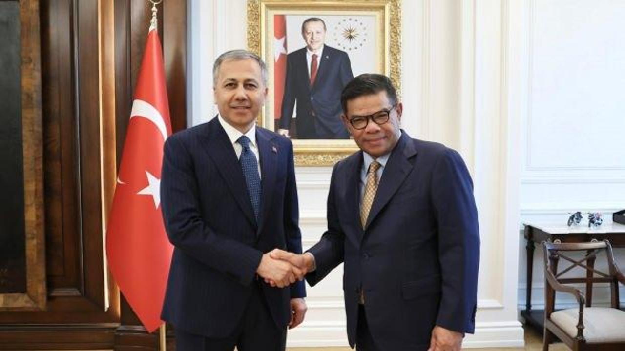 İçişleri Bakanı Yerlikaya, Malezyalı mevkidaşı Bin İsmail ile görüştü