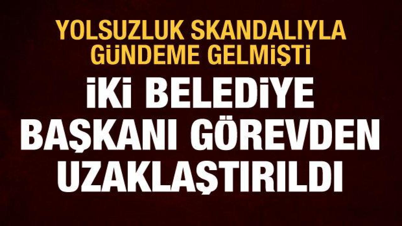 İçişleri Bakanlığı açıkladı: İki belediye başkanı görevden uzaklaştırıldı