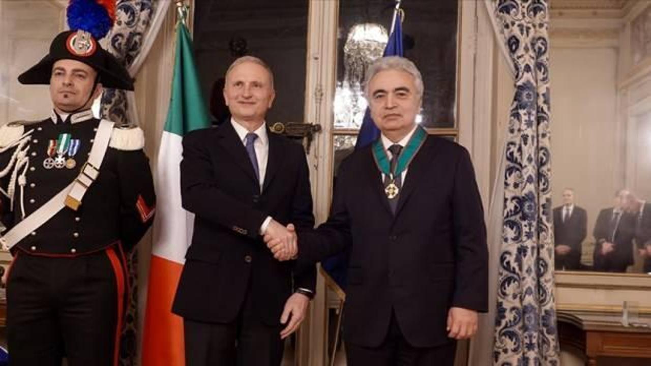 IEA Başkanı Birol, İtalya'nın en prestijli ödülüne layık görüldü