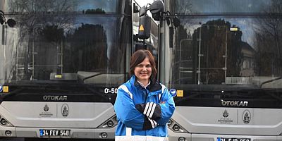 İETT’DE İLK KADIN METROBÜS DENETİM AMİRİ GÖREVE BAŞLADI 