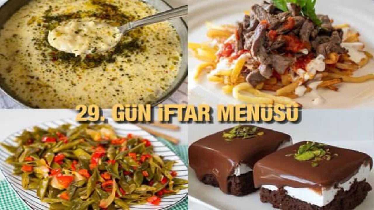 İftar menüleri 2023: 29. Gün iftar menüsü