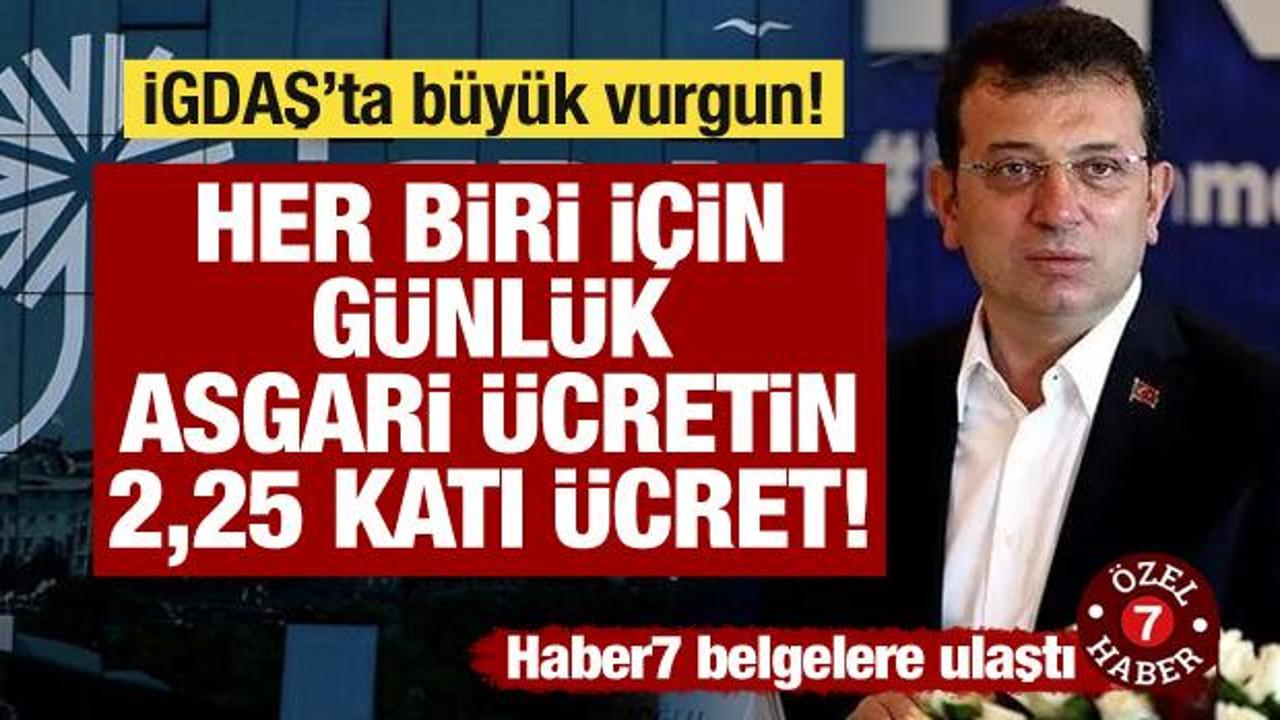 İGDAŞ’ta büyük vurgun: 1 günlük kiralama için asgari ücretin 2,25 katı ücret!