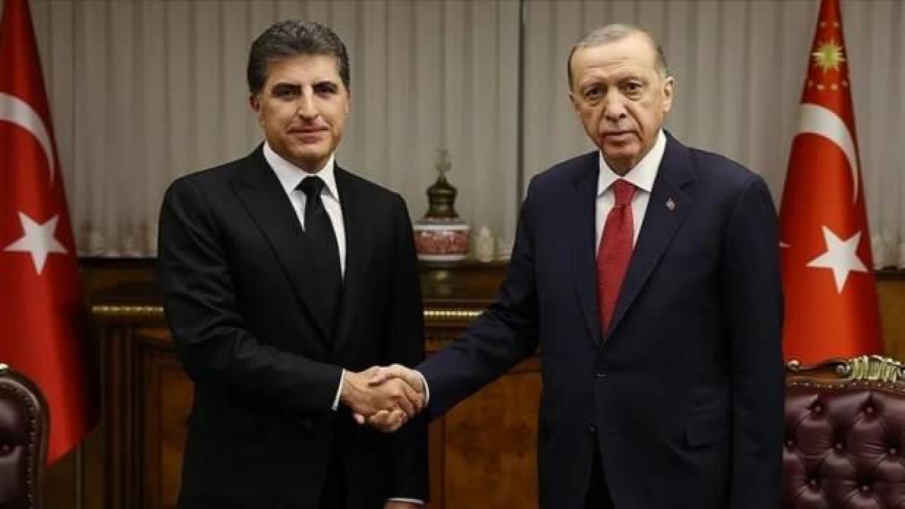IKBY Başkanı Barzani'den Cumhurbaşkanı Erdoğan'a bir tebrik daha