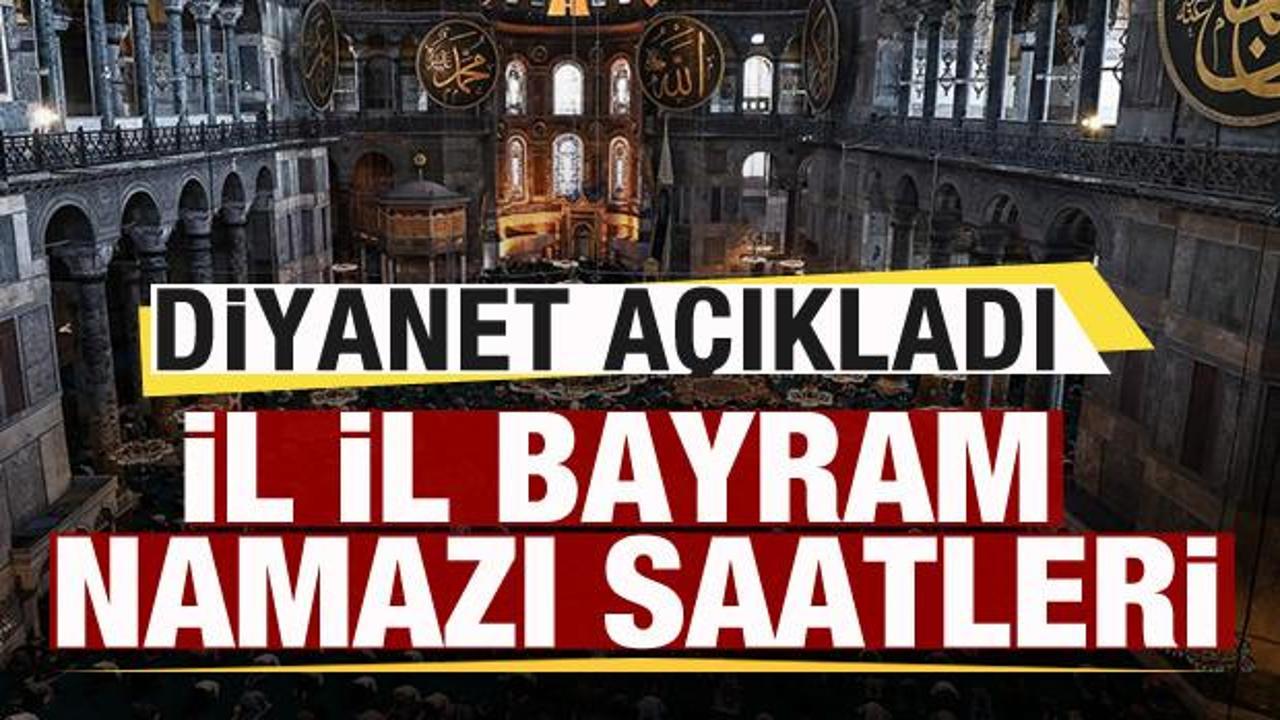 İl il Kurban Bayramı namazı saatleri! İstanbul, Ankara, İzmir, Konya, Kayseri...