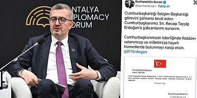 İletişim Başkanlığı’nda Görev Değişimi: Fahrettin Altun Gitti, Burhanettin Duran Geldi 