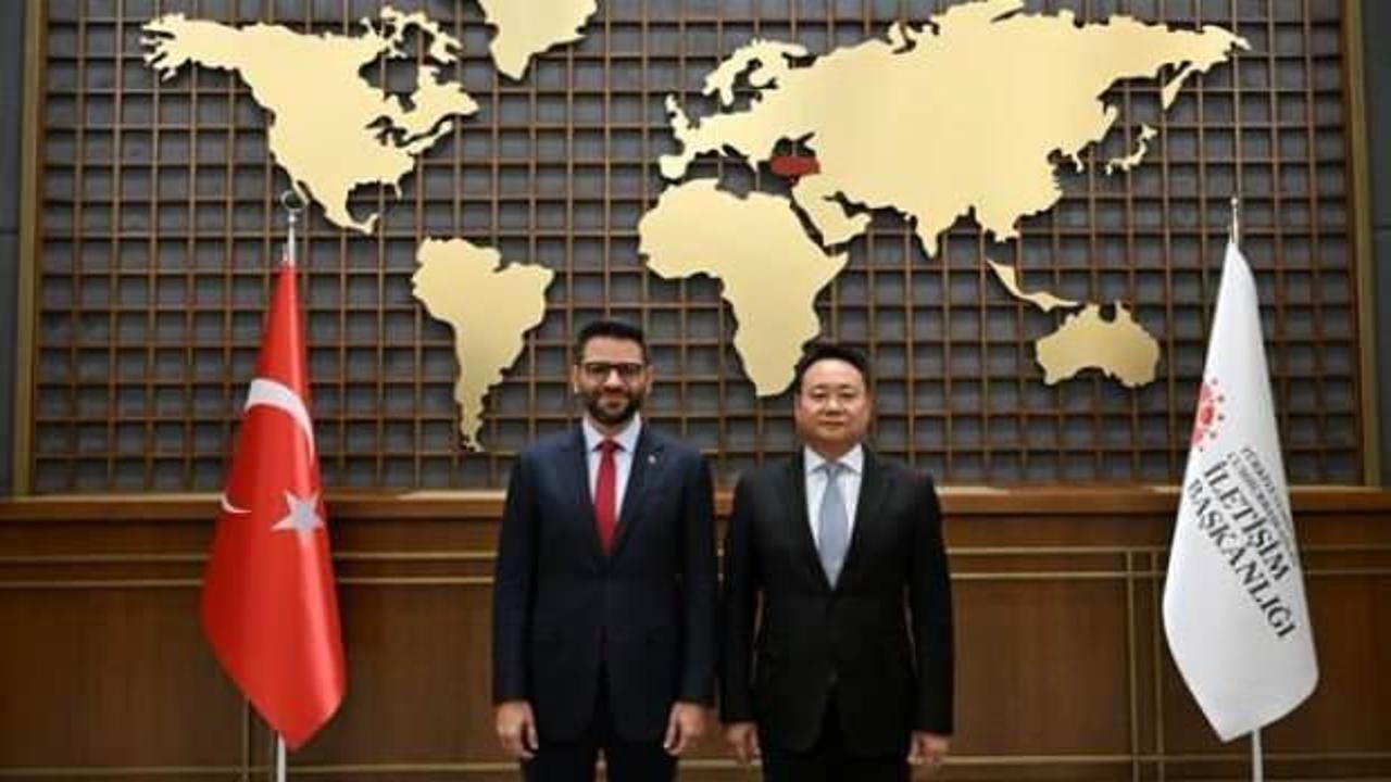İletişim Başkanlığı'nda Çin temsilcisi ile önemli görüşme