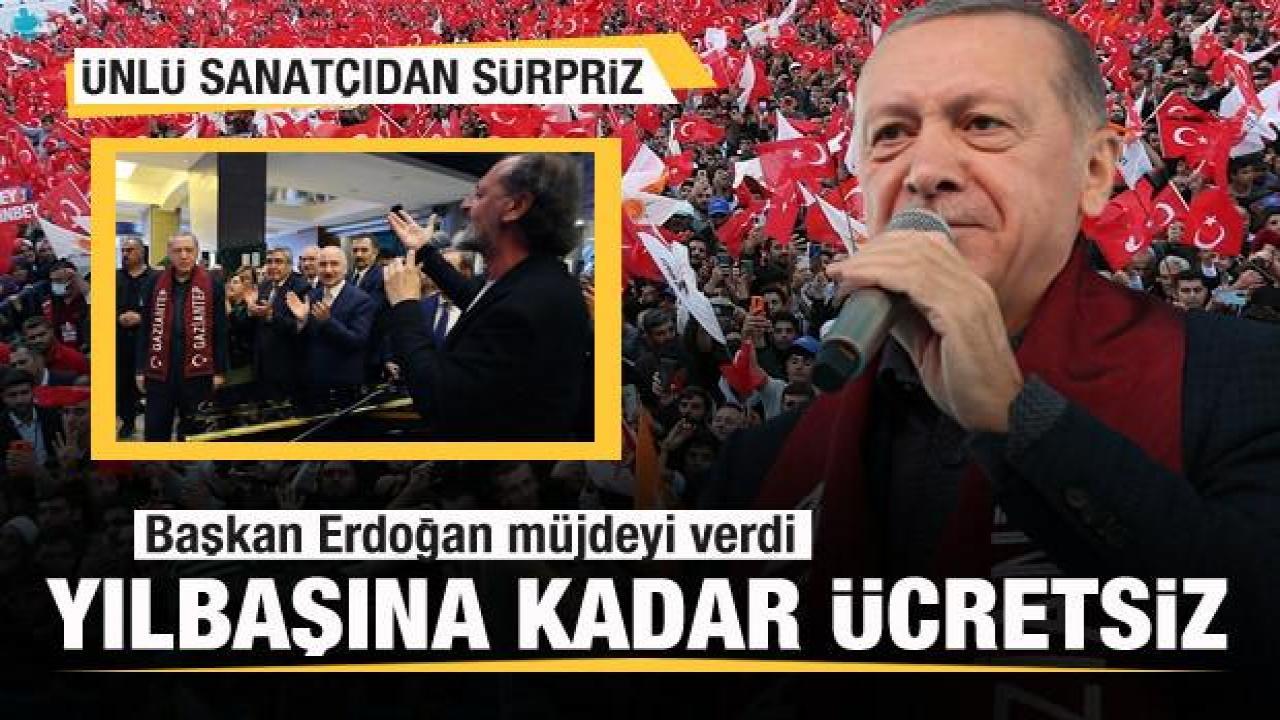 ilk sürüşünü Başkan Erdoğan yaptı! Müjdeyi verdi: Yılbaşına kadar ücretsiz