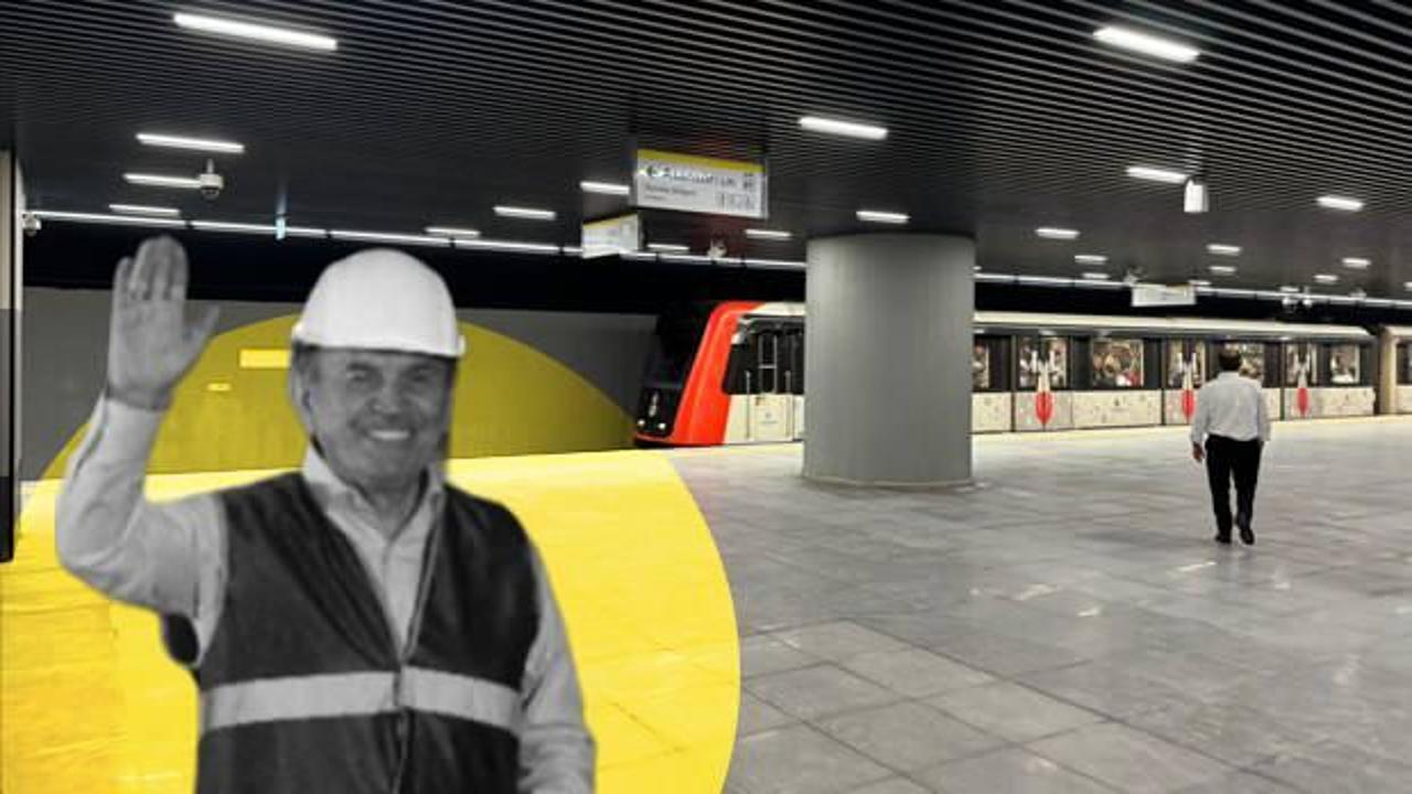 İmamoğlu bir kez daha merhum Kadir Topbaş’ın eserini açtı... Yine metro yine AK Parti