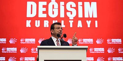 İMAMOĞLU, CHP 20. OLAĞANÜSTÜ KURULTAY OTURUMU’NDA KONUŞTU