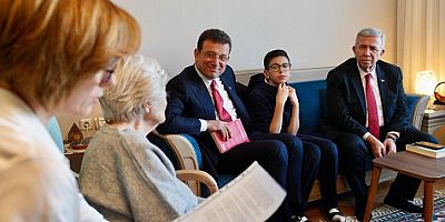 İmamoğlu ve Yavaş'tan Gönül Özdağ'a Destek Ziyareti