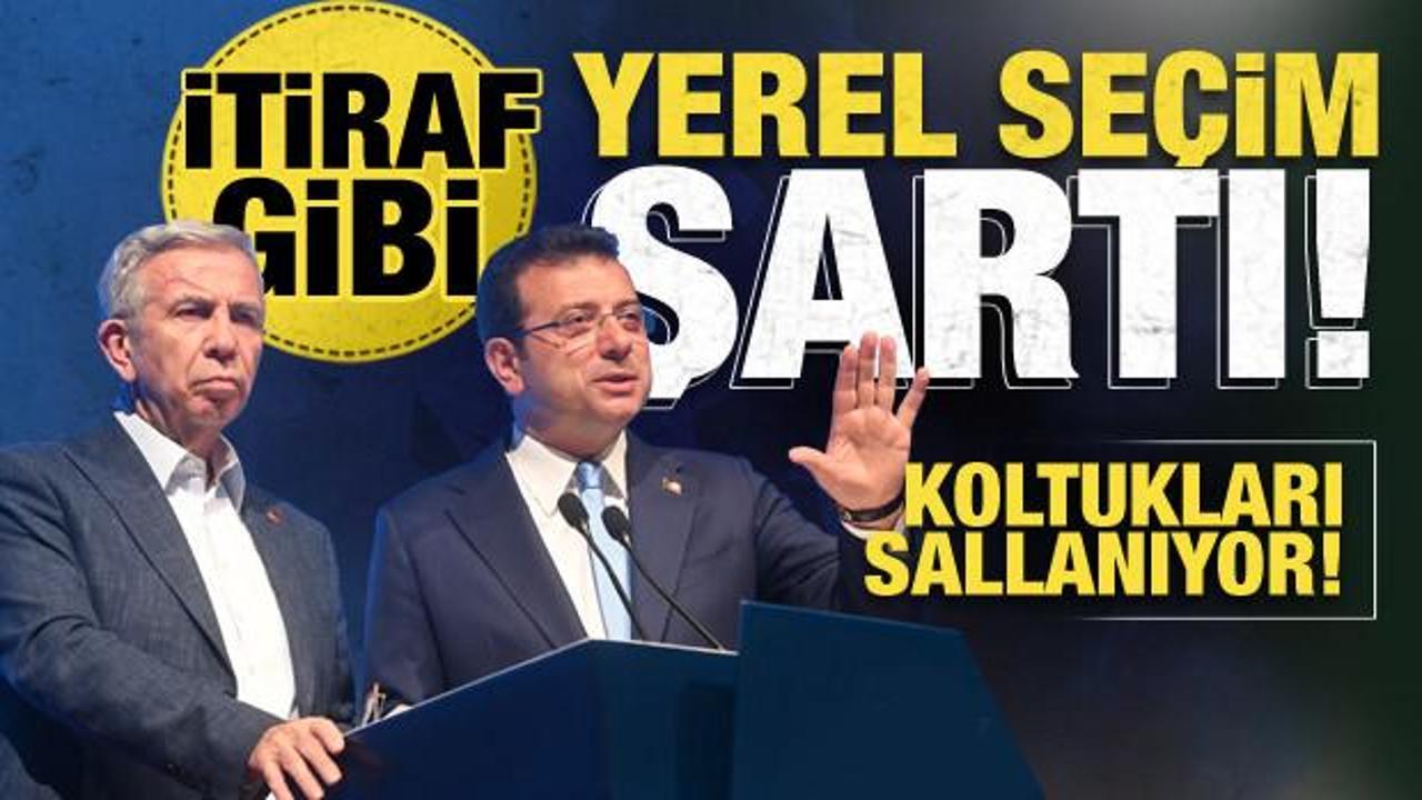 İmamoğlu ve Yavaş yerel seçim için şartlarını sundu