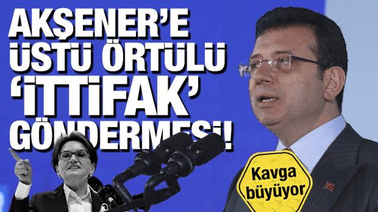 İmamoğlu'ndan Akşener'e üstü kapalı 'ittifak' cevabı