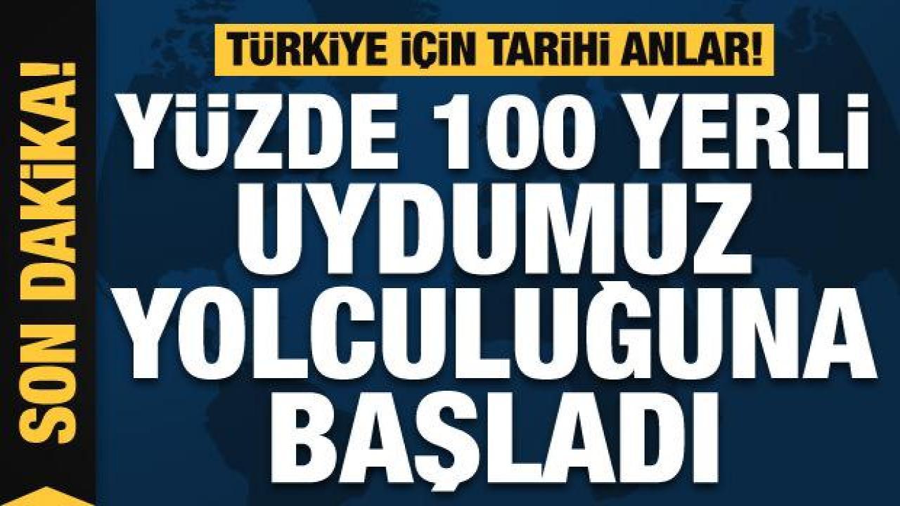 İMECE uydusu uzaya fırlatıldı! Türkiye için tarihi anlar