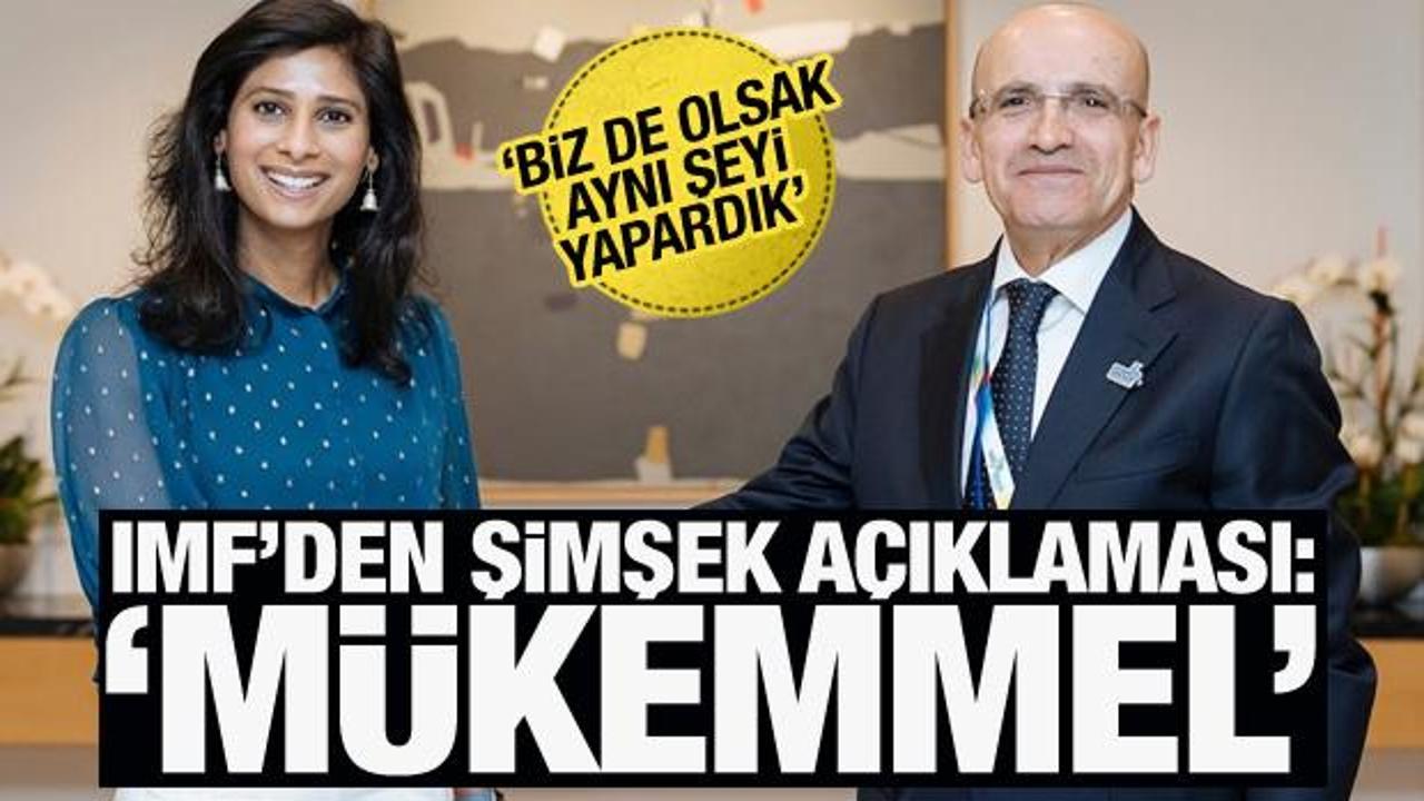 IMF Başkan Yardımcısı, Şimşek ile fotoğraf paylaştı