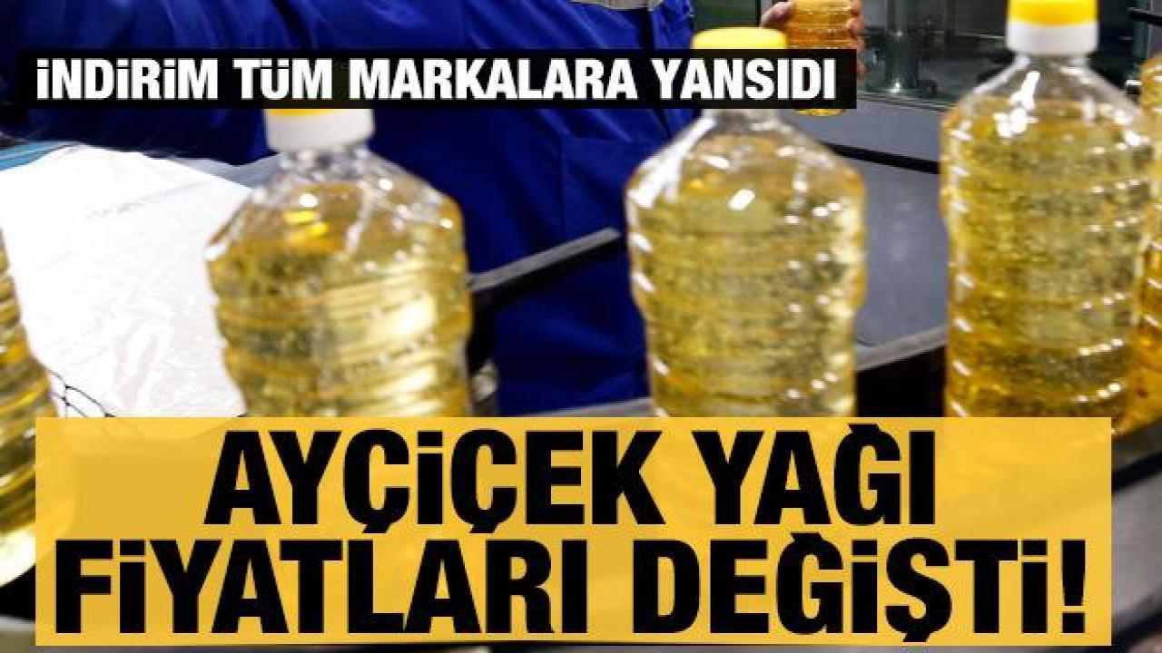 İndirim yansıdı: Ayçiçek yağı fiyatları düştü