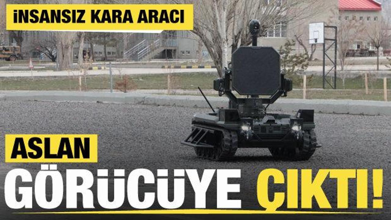 İnsansız kara aracı Aslan’ın tanıtımı yapıldı