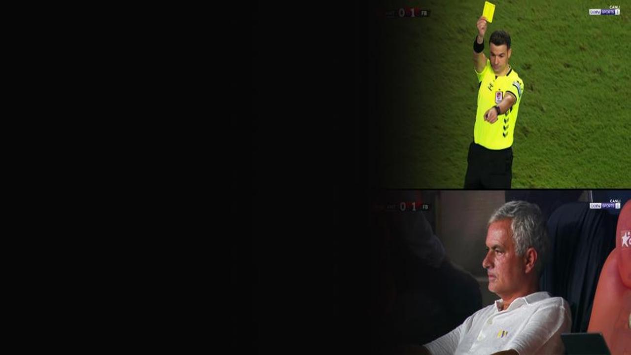 İptal edilen gole çıldıran Mourinho'dan olay hareket!