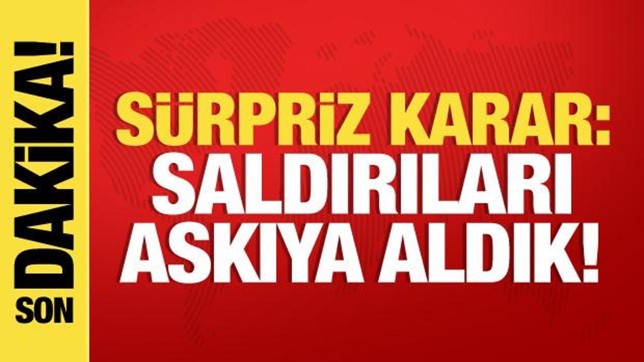 Irak Hizbullah'ı, ABD'ye saldırıları askıya aldı