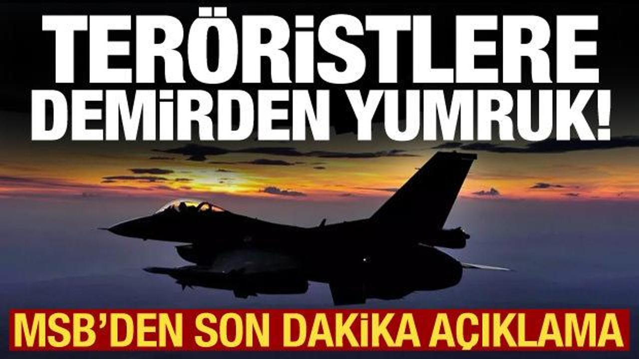 Irak'ın kuzeyinde 13 PKK'lı terörist etkisiz hale getirildi