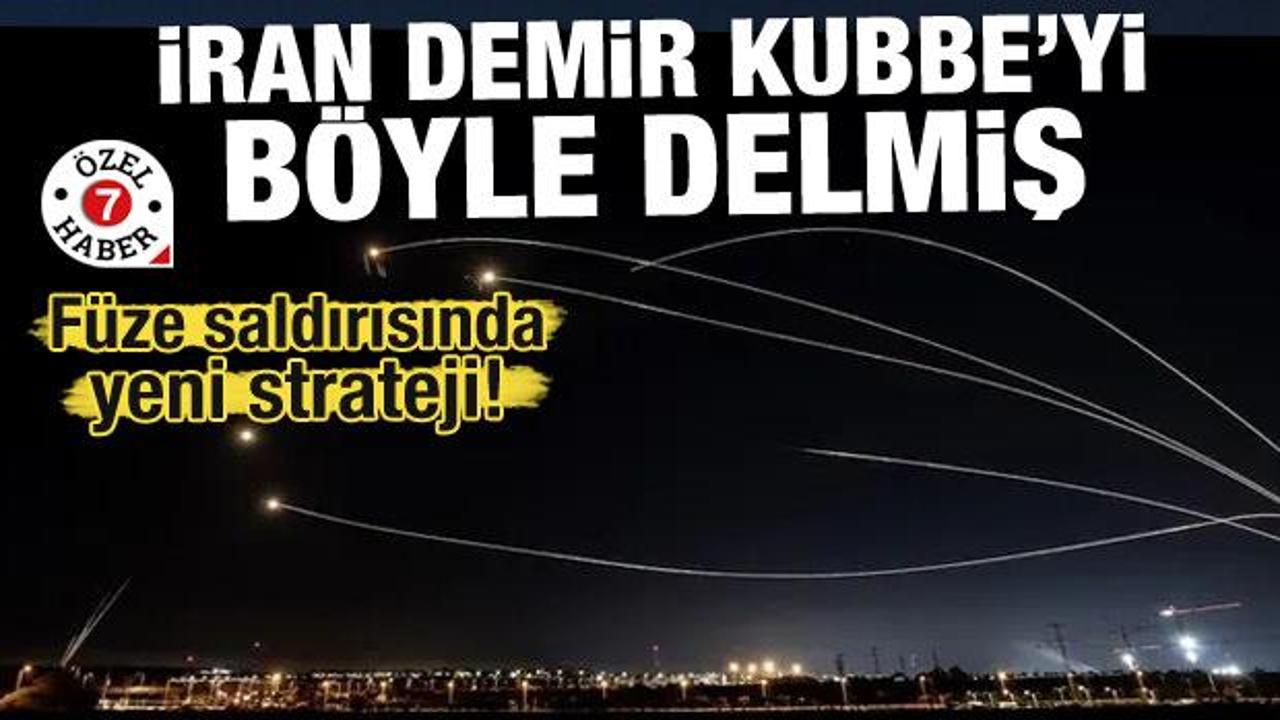 İran Demir Kubbe'yi böyle delmiş! Füze saldırısında yeni strateji