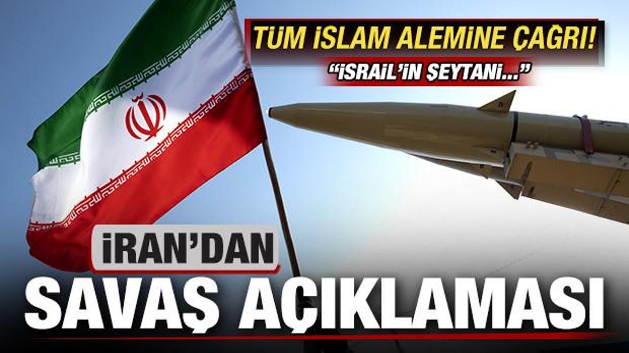 İran'dan son dakika savaş duyurusu! Tüm İslam alemine çağrı: İsrail'in şeytani...