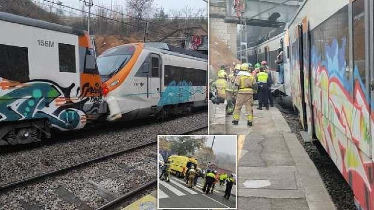 İspanya Barcelona'da tren kazası: 155 yaralı