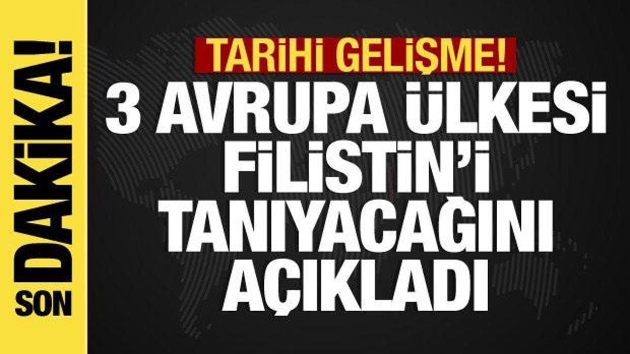 İspanya, Norveç ve İrlanda; Filistin'i tanıyacağını açıkladı