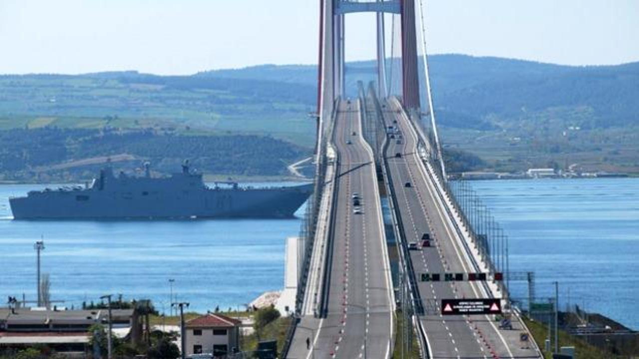 İspanya savaş gemisi Çanakkale Boğazı'nda!