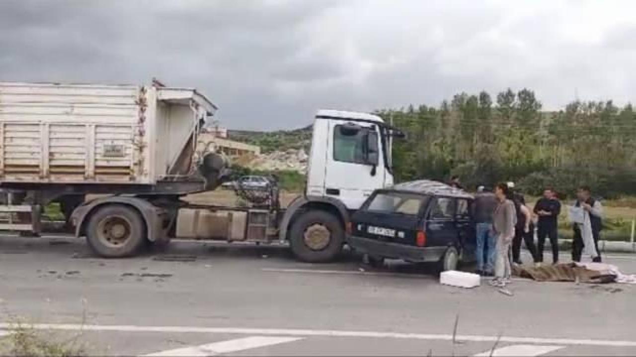 Isparta'da tır ile otomobil çarpıştı: 1 ölü