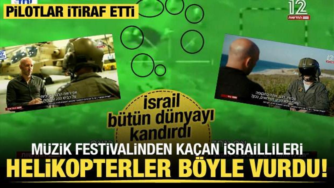 İsrail, 7 Ekim'de müzik festivalinden kaçan vatandaşlarını Apaçi helikopterleri ile vurmuş