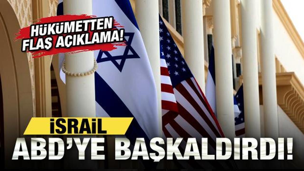 İsrail, ABD'ye başkaldırdı! Bakan'dan flaş açıklama: İkiyüzlü ABD
